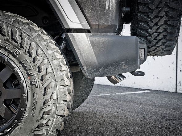 aFe Power 49-48075-B Mach Force XP Hi-Tuck 2.5" 409 Stainless Cat-Back Exhaust System with Black Tip for 18-25 Jeep Wrangler JL