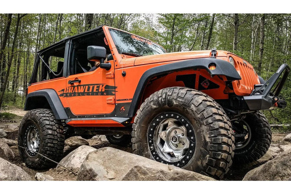 Crawltek Revolution Rocker Body Cladding for 07-18 Jeep Wrangler JK 2-Door