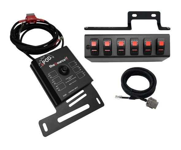 sPOD 873190 SourceLT in Red for 09-18 Jeep Wrangler JK