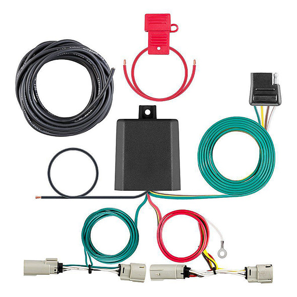 CURT Custom Wiring Harness, 4-Way Flat Output for 21-25 Ford Bronco