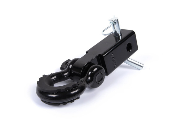 Crawltek Revolution CWLTW08104 2" D-Ring Shackle Hitch Receiver with Black Isolator