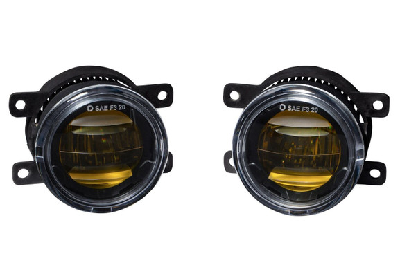 Diode Dynamics DD5129P Elite Series Type A Fog Lamps for 07-25 Jeep Wrangler JK, JL & Gladiator JT with Factory Plastic Bumper