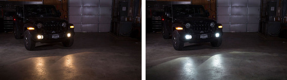 Diode Dynamics LED Fog Light Cluster for 18-25 Jeep Wrangler JL & Gladiator JT