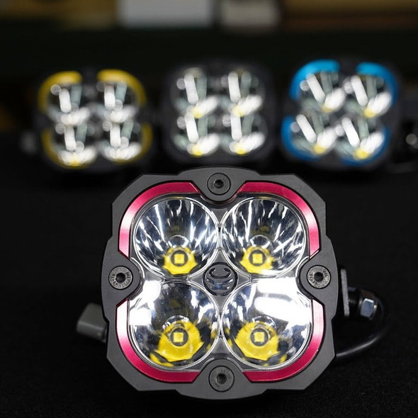 KC HiLiTES 30573 KC HiLiTES Flex Era 4 Light Bezel Trim Ring -Black