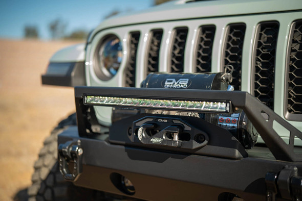DV8 Offroad BE20SW105W-H 20" Halo Elite Single Row Light Bar with Accent Light