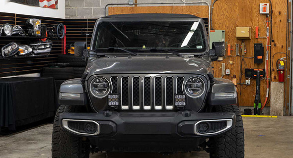 Diode Dynamics DD7283P Stage Series Bumper Bracket Kit for 18-22 Jeep Wrangler JL