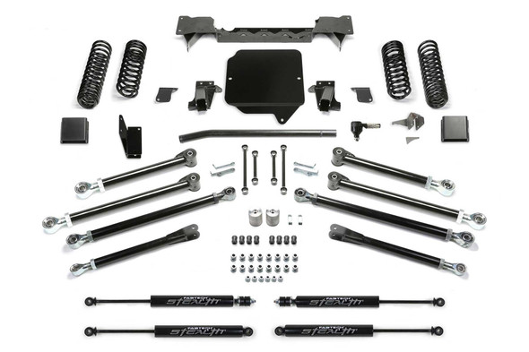 Fabtech K4177M 5in Crawler Long Travel Lift Kit with Stealth Monotube Shocks for 20-25 Jeep Gladiator JT