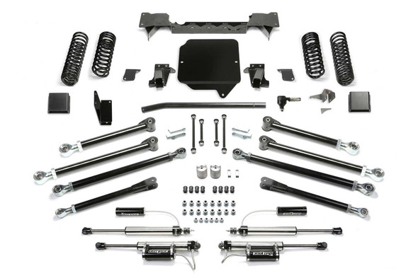 Fabtech K4178DL 5in Crawler Long Travel Lift Kit with Dirt Logic 2.25 Reservoir Shocks for 20-25 Jeep Gladiator JT