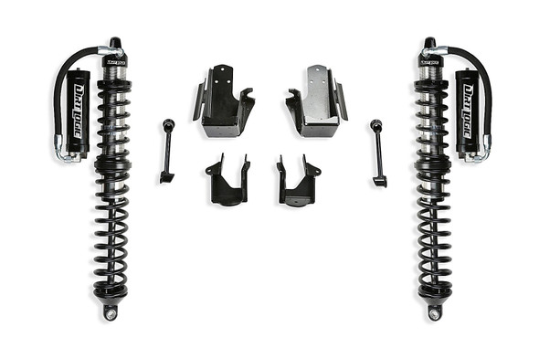Fabtech Coilover Conversion with 2.5" Dirt Logic Front Reservoir Shocks for 21-22 Jeep Wrangler JL Unlimited 4-Door