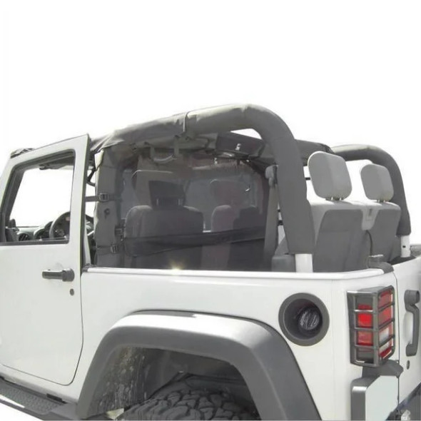 Vertically Driven Products 508006 WIndstopper in Black Mesh for 07-18 Jeep Wrangler JK 2-Door