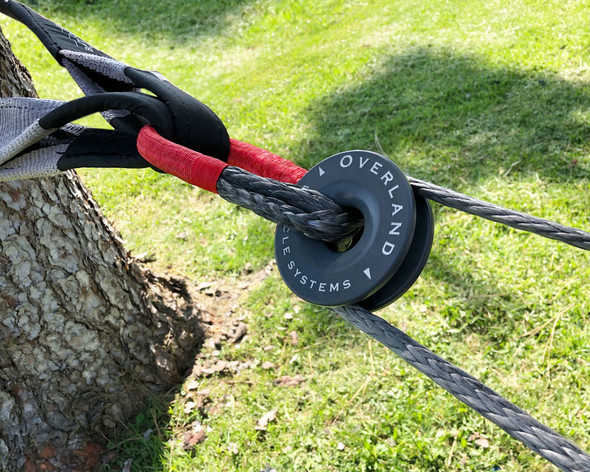 Overland Vehicle Systems 19-4716 Combo Pack Soft Shackle and Recovery Ring 7/16" Soft Shackle with 4.0" Recovery Ring