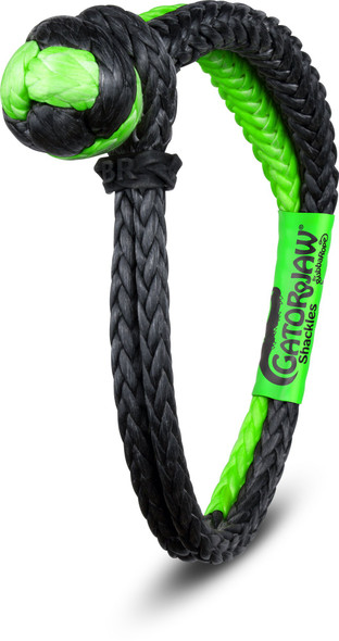 Bubba Rope 176746NGGB 3/8" NexGen Gator-Jaw Synthetic Shackle in Green and Black