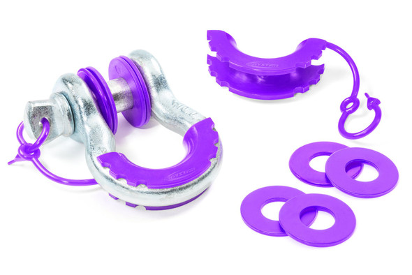 Daystar KU70059PR Locking D-Ring Isolator and Washers in Purple for 3/4" D-Ring Shackle