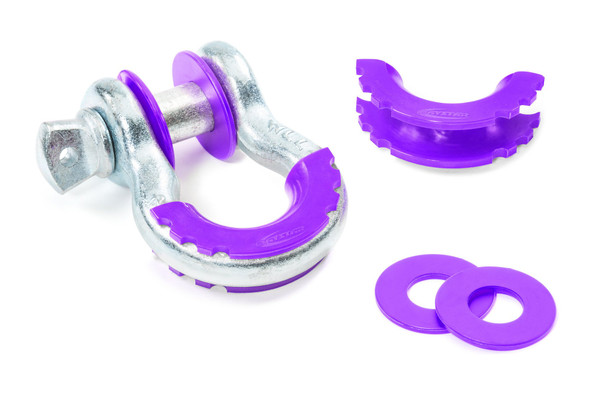 Daystar KU70057PR D-ring Isolators & Washers in Purple for 3/4" D-Ring Shackle