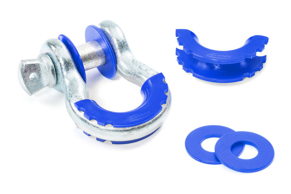 Daystar KU70057RB D-ring Isolators & Washers in Blue for 3/4" D-Ring Shackle