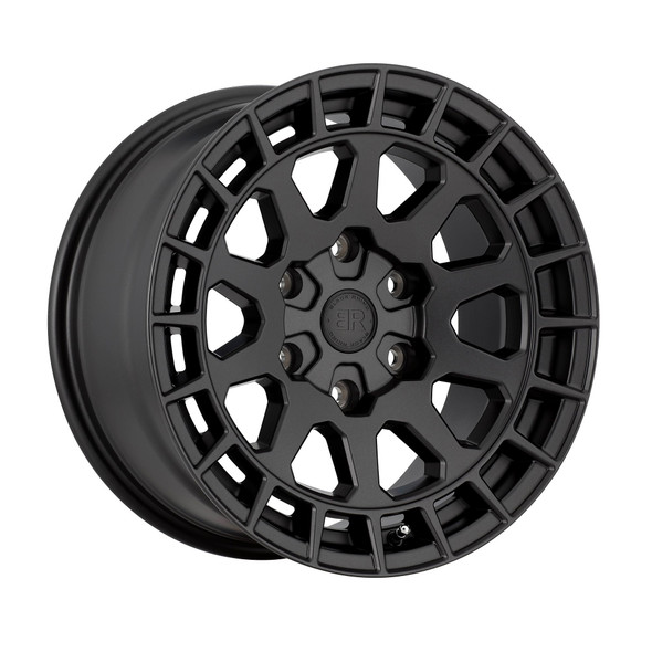 Black Rhino Hard Alloys 1780BXR405114M76 Boxer Wheel in 17x8 with 6.1in Backspace Gun Black for 87-06 Jeep Wrangler YJ & TJ