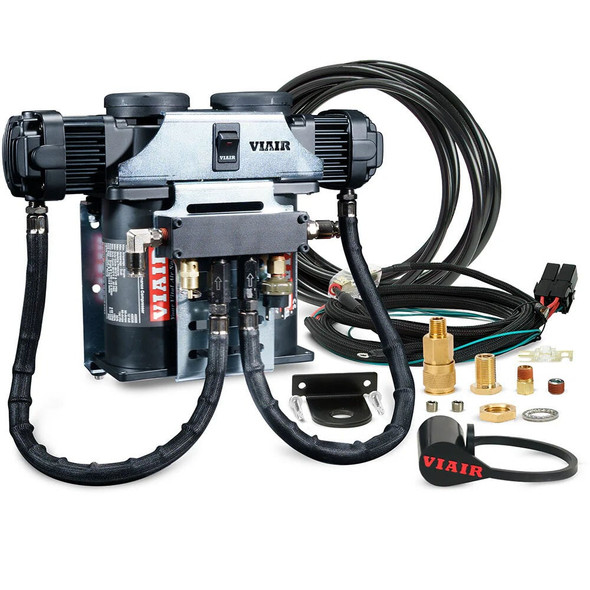 Viair 80300 Dual 400C VMS System with Cradle Bracket with Chrome Compressors
