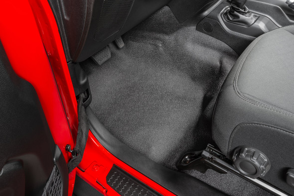 Bedrug BTJL18F2 BedTred Premium Molded 2 Piece Front Floor Kit for 18-25 Jeep Wrangler JL 2-Door