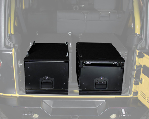 Overland Vehicle Systems 21010301 Universal Cargo Box with Slide Out Drawer Standard Cargo Box w/ Drawer