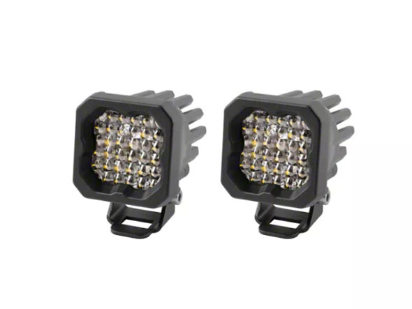 Diode Dynamics Stage Series C1R Standard LED Pod Lights; White Flood - F150 Light Bar