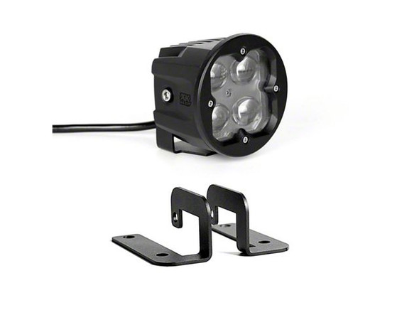 XK Glow App Controlled C3 Round LED Cube Light Kit with Controller Upgrade; Fog Beam - F150 Light Bar