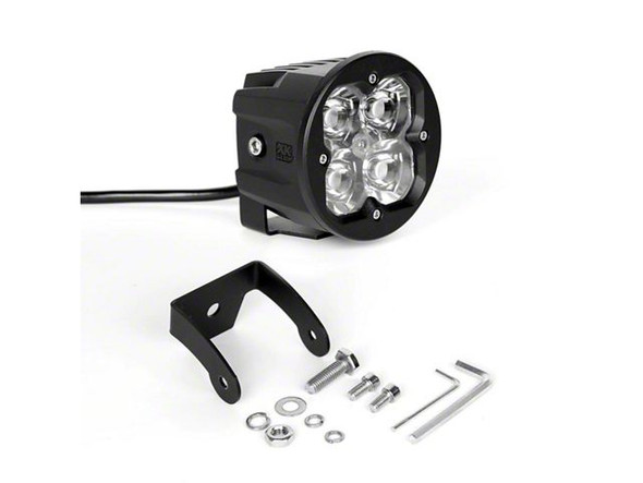 XK Glow App Controlled C3 Round LED Cube Light Kit with Controller Upgrade; Driving Beam - F150 Light Bar