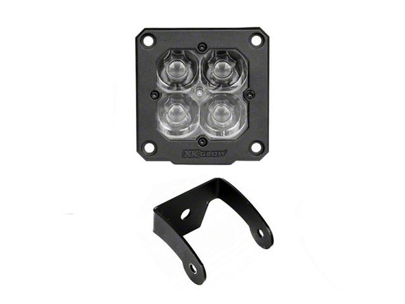XK Glow App Controlled C3 Flush Mount LED Cube Light Kit with Controller Upgrade; Spot Beam - F150 Light Bar