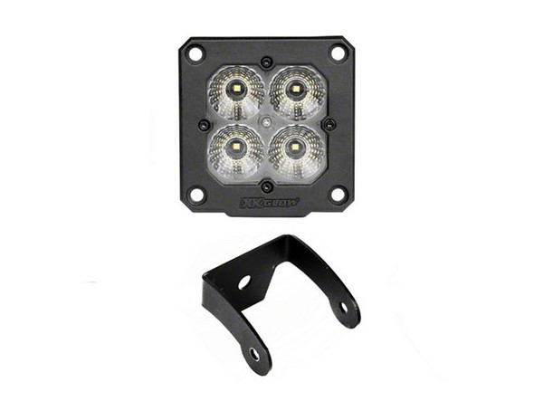 XK Glow App Controlled C3 Flush Mount LED Cube Light Kit with Controller Upgrade; Flood Beam - F150 Light Bar