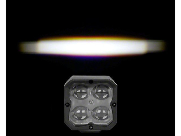 XK Glow App Controlled C3 LED Cube Light Kit with Controller Upgrade; Fog Beam - F150 Light Bar