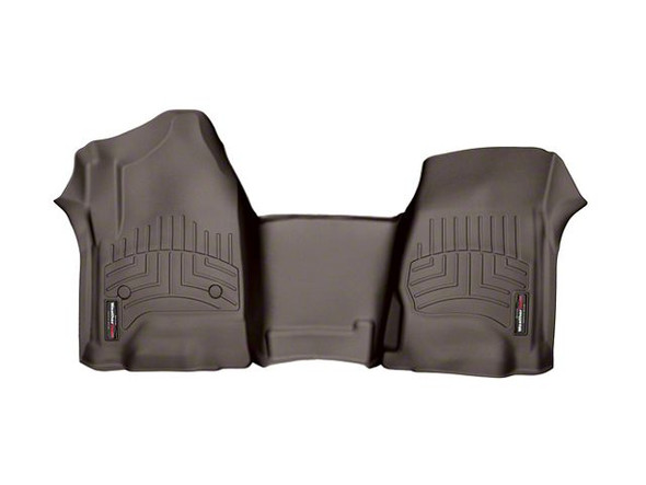 Weathertech DigitalFit Front Over the Hump Floor Liner; Cocoa - X8E6 - F150- Floor Access