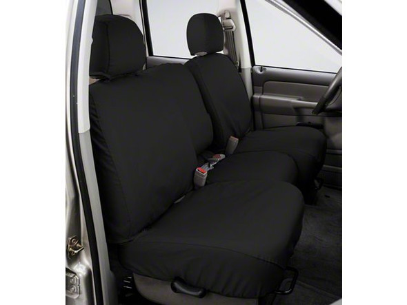 Covercraft Seat Saver Polycotton Custom Second Row Seat Cover; Charcoal - X464 - F150-Seat Cover