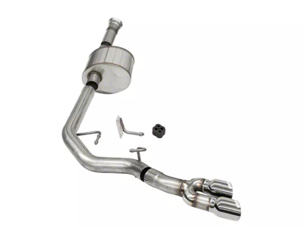 Corsa Performance Xtreme Single Exhaust System with Polished Tips; Middle Side Exit - F150 - Exhaust
