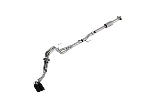 Borla ATAK Dual Exhaust System with Black Chrome Tips; Same Side Exit - X41A - F150 - Exhaust