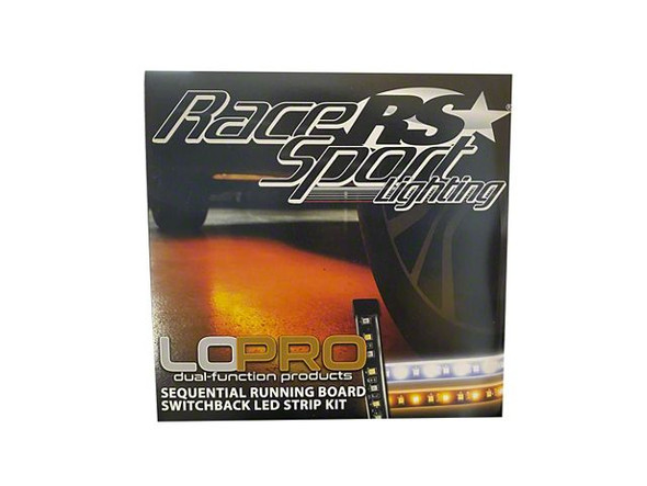 LoPRO Sidekick Sequential Running Board Switchback LED Strip Kit; 48-Inch - Silverado 1500 Accent Lights