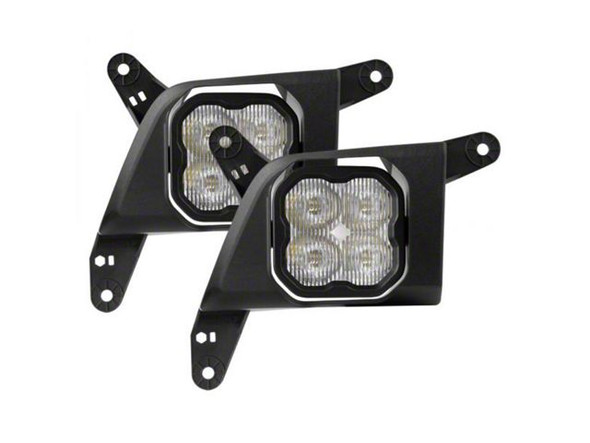 Diode Dynamics SS3 Max Type SV2 LED Fog Light Kit; ABL White SAE Fog - Silverado 1500 Fog Lights