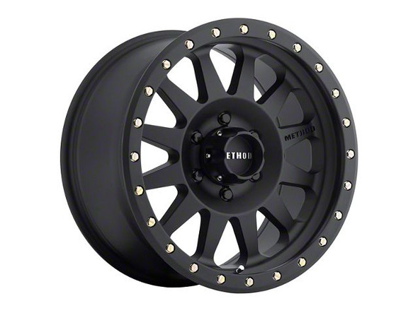 Method Race Wheels MR304 Double Standard Matte Black 6-Lug Wheel; 18x9; -12mm Offset - Silverado 1500 Wheels