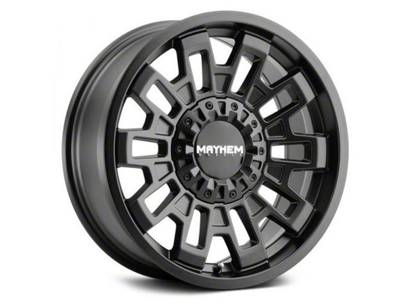 Mayhem Wheels Cortex Matte Black 6-Lug Wheel; 18x9; 0mm Offset - Silverado 1500 Wheels