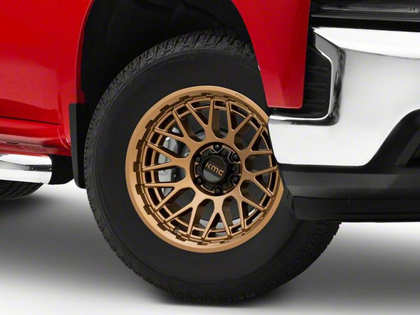 KMC Technic Matte Bronze 6-Lug Wheel; 18x9; 0mm Offset - Silverado 1500 Wheels 2