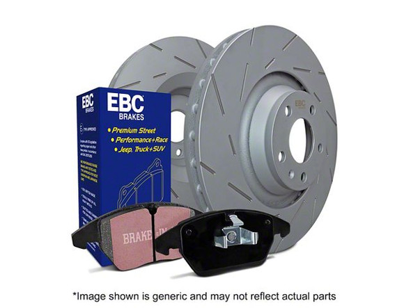 EBC Brakes Stage 2 Greenstuff 6000 6-Lug Brake Rotor and Pad Kit; Front - Silverado 1500 Brake Rotors Pads