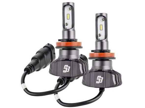 Oracle S3 LED Headlight Bulb Conversion Kit; Low Beam; H11 - S2500