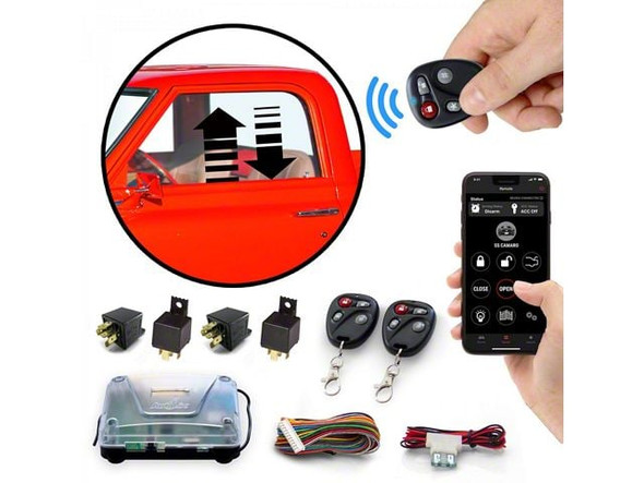Remote Car Power Window Control Kit with Keyless Entry System - S2500