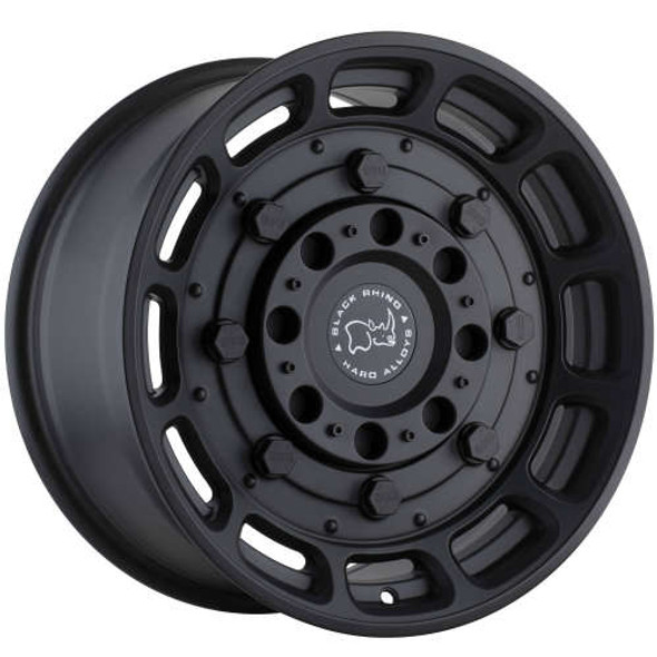 Black Rhino Wheels Warthog Matte Black 17x8.5 0mm Offset 5x127 (5x5) | Fits Jeep Wrangler 07-Up and Jeep Gladiator