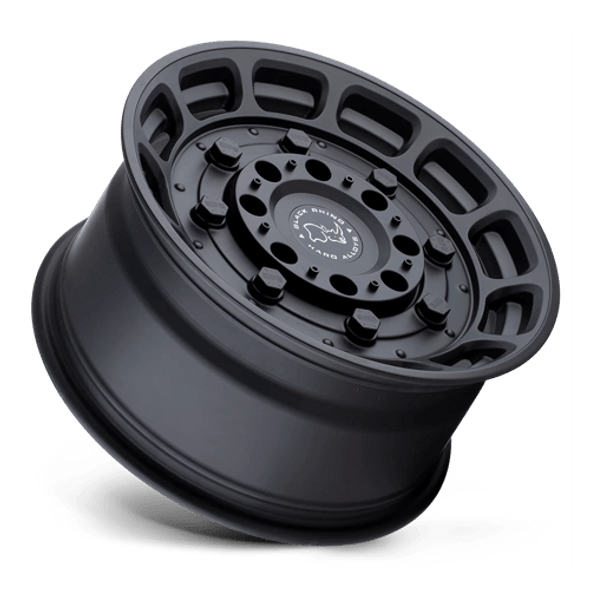 Black Rhino Wheels Warthog Matte Black 17x8.5 0mm Offset 5x127 (5x5) | Fits Jeep Wrangler 07-Up and Jeep Gladiator