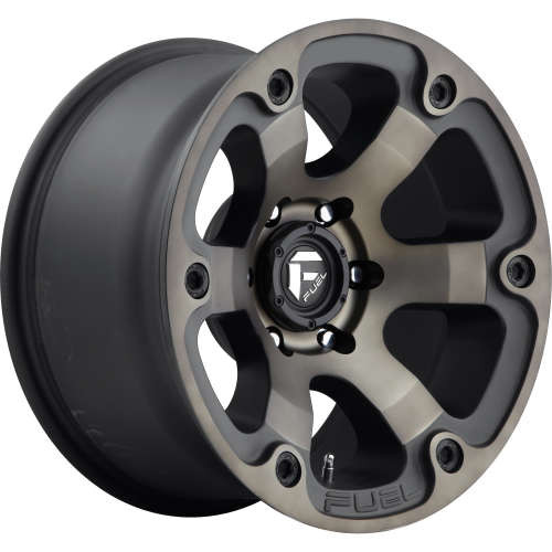 Fuel Offroad Wheels Beast D564 Matte Black Machined w/ Dark Tint 17x9 20mm Offset 6x139.7 (6x5.5)