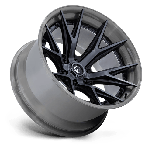 Fuel Offroad Wheels Catalyst FC402 Gloss Black With Gray Tint 20x9 20mm Offset 6x135