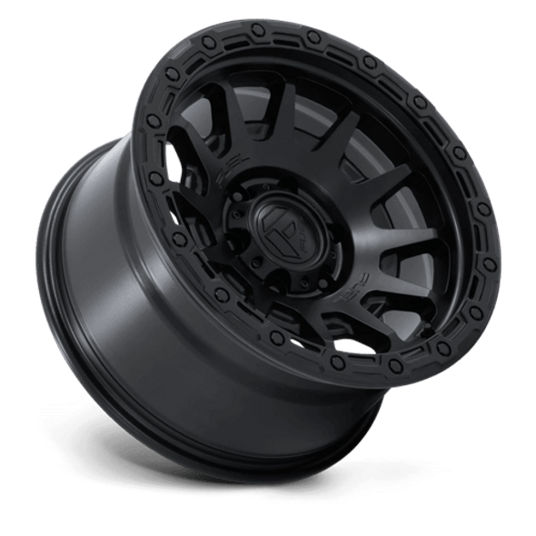 Fuel Offroad Wheels Fortress FC884 Matte Black Gloss Black Lip 18x9 20mm Offset 5x127 (5x5) | Fits Jeep Wrangler 07-Up and Jeep Gladiator