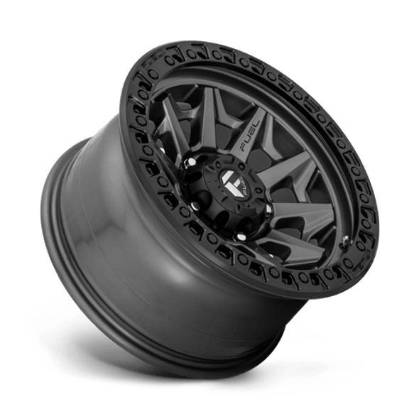 Fuel Offroad Wheels Covert D716 Matte Anthracite w/ Black Ring 17x9 1mm Offset 5x127 (5x5) | Fits Jeep Wrangler 07-Up and Jeep Gladiator Fuel Offroad Wheels Covert D716 Matte Anthracite w/ Black Ring 17x9 1mm Offset 5x127 (5x5) | Fits Jeep Wrangler 07-Up and Jeep Gladiator