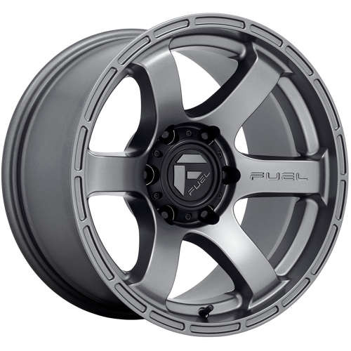 Fuel Offroad Wheels Rush D767 Matte Gun Metal 17x9 -12mm Offset 6x139.7 (6x5.5)