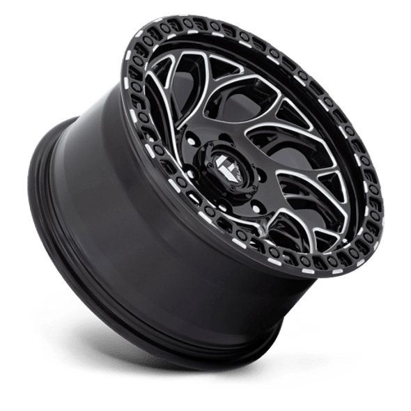 Fuel Offroad Wheels Runner OR D840 Gloss Black Milled 17x9 -12mm Offset 5x127 (5x5) | Fits Jeep Wrangler 07-Up and Jeep Gladiator