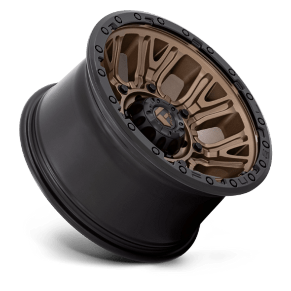Fuel Offroad Wheels Traction D826 Matte Bronze With Black Ring 17x9 -12mm Offset 5x127 (5x5) | Fits Jeep Wrangler 07-Up and Jeep Gladiator Fuel Offroad Wheels Traction D826 Matte Bronze With Black Ring 17x9 -12mm Offset 5x127 (5x5) | Fits Jeep Wrangler 07-Up and Jeep Gladiator
